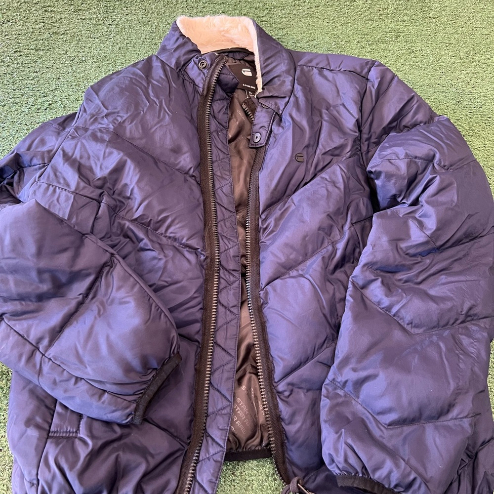 G-Star Raw Navy Blue Puffer Jacket